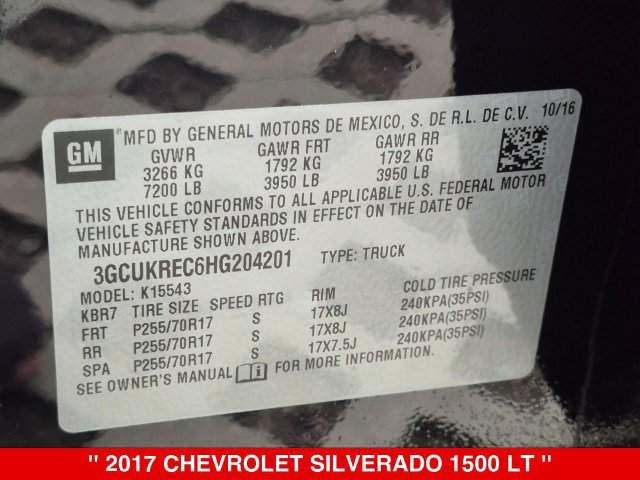 Used 2017 Chevrolet Silverado 1500 LT w/ All Star Edition AWD/4WD image 39