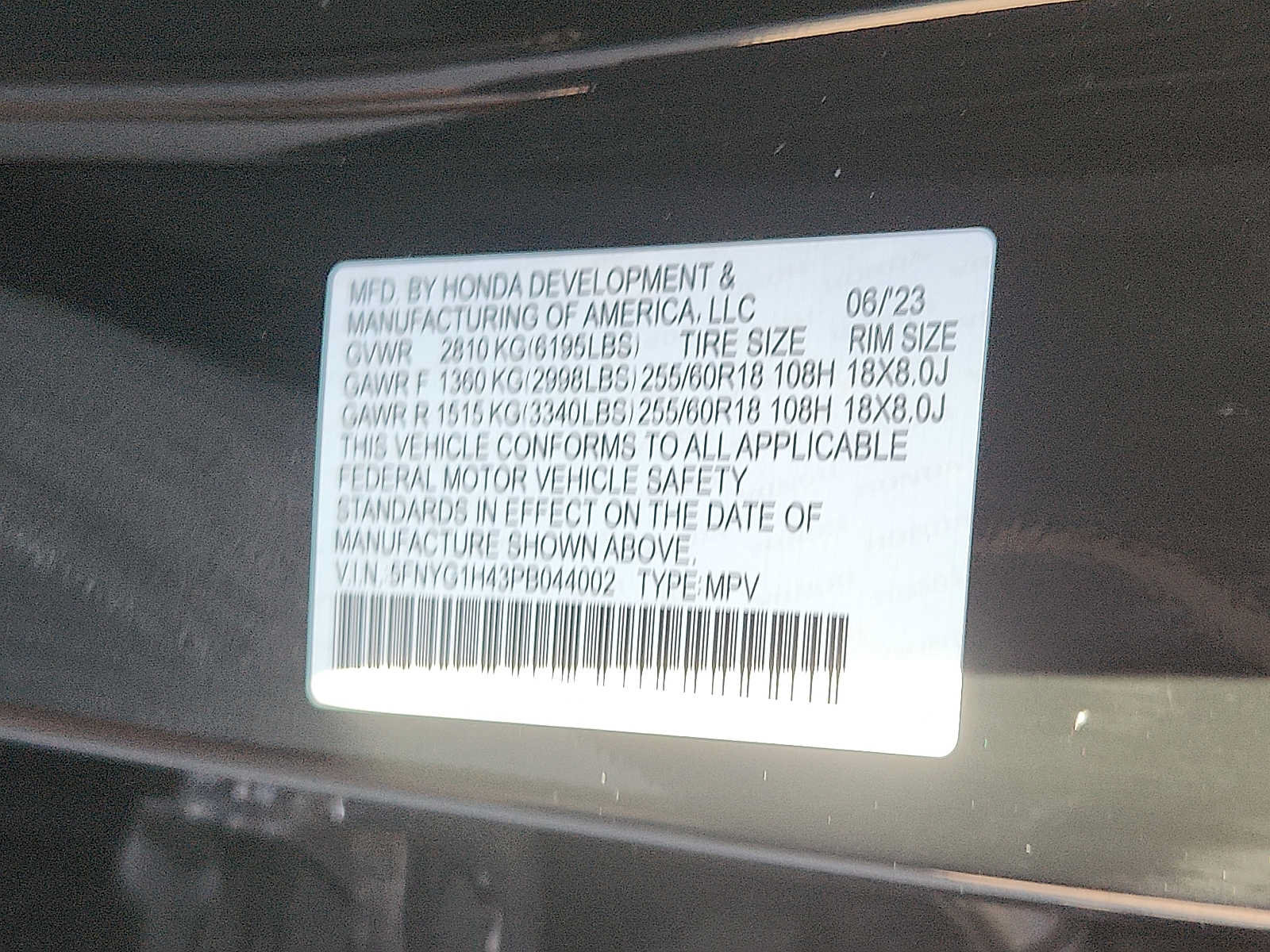 Certified 2023 Honda Pilot EX-L image 26