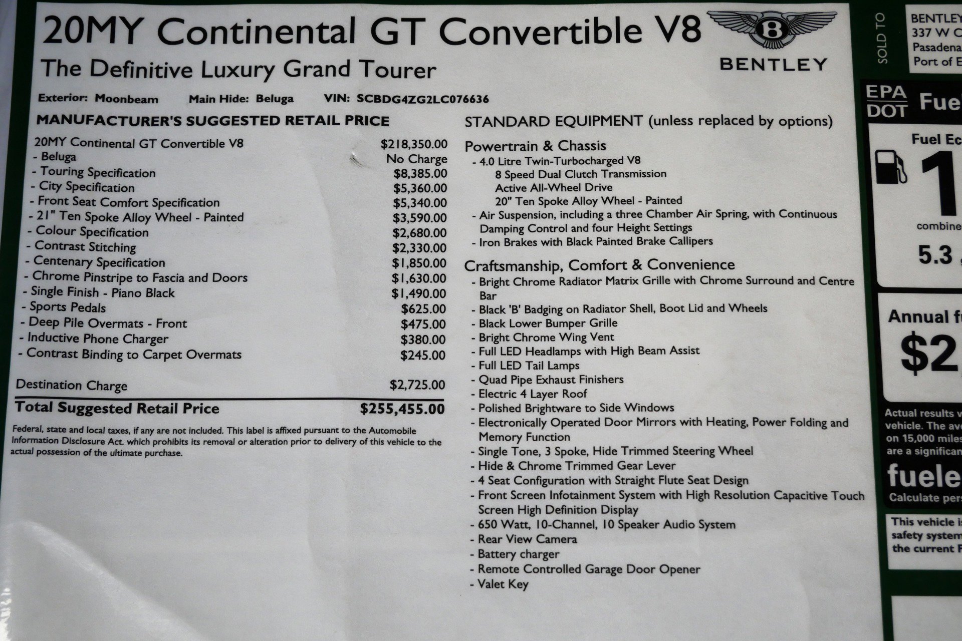 Used 2020 Bentley Continental GT V8 image 24