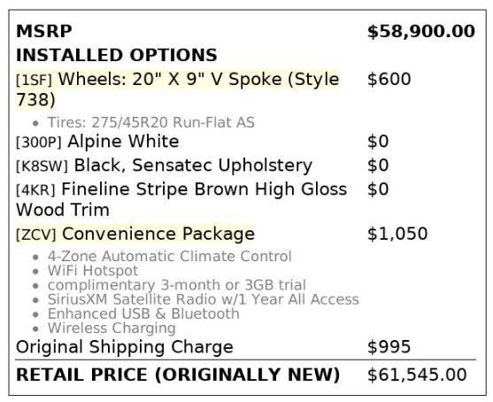 Used 2020 BMW X5 sDrive40i w/ Convenience Package RWD image 4
