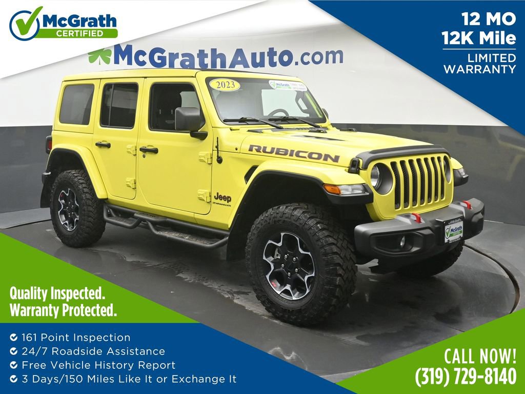 Used 2023 Jeep Wrangler Unlimited Rubicon w/ Cold Weather Group image 1