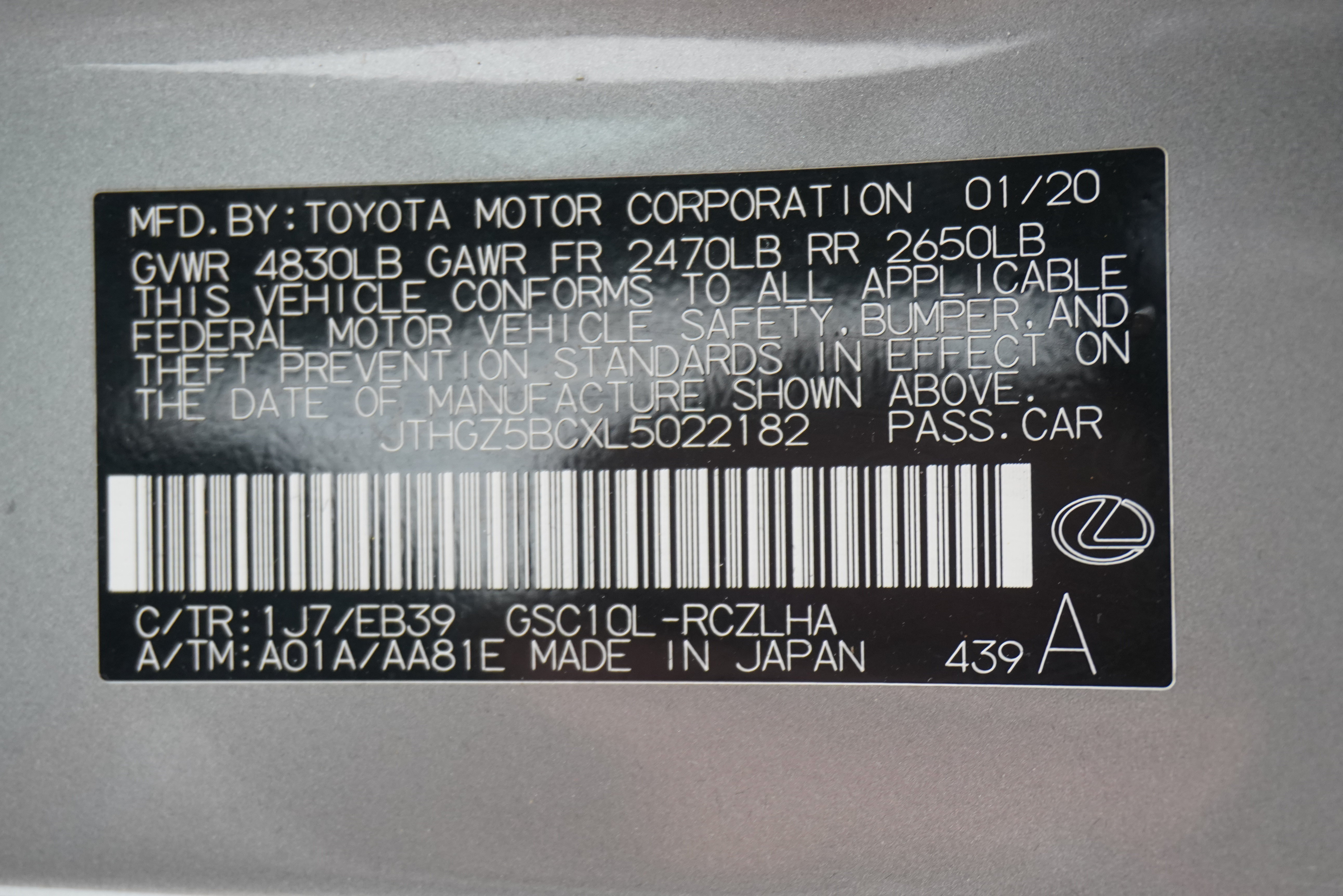 Used 2020 Lexus RC 350 F Sport RWD image 42