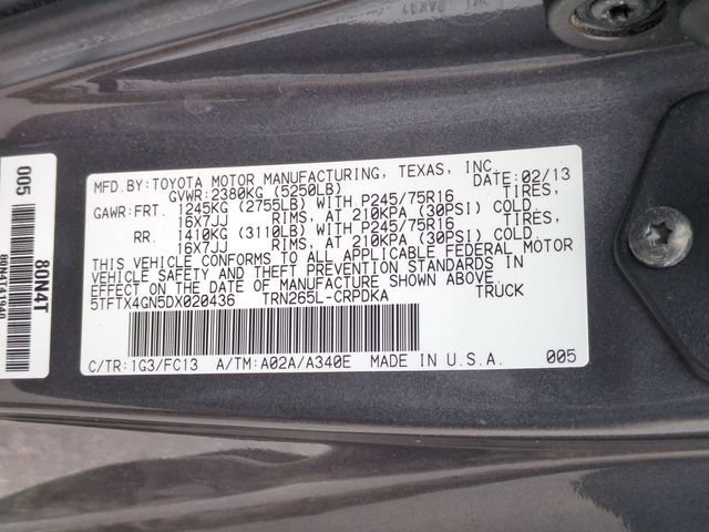 Used 2013 Toyota Tacoma PreRunner w/ SR5 Pkg RWD image 34