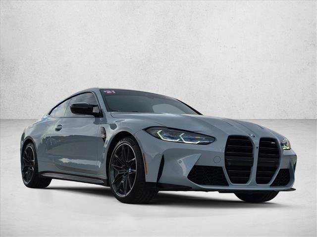 Used 2021 BMW M4 Coupe w/ Executive Package RWD video 3
