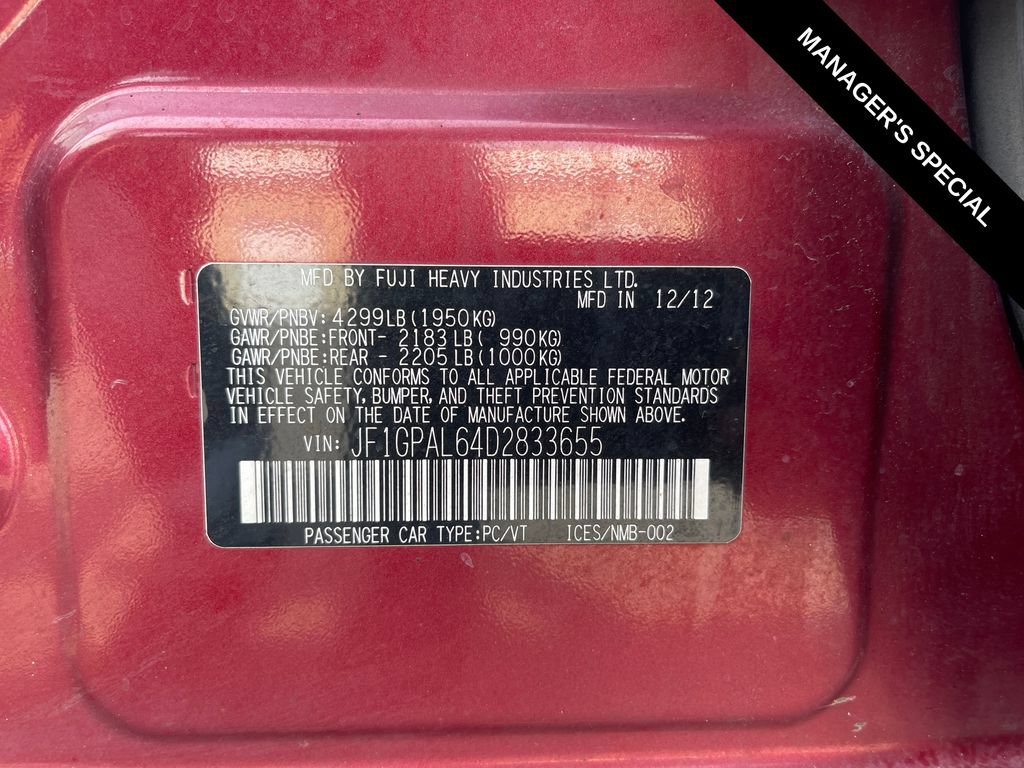 Used 2013 Subaru Impreza 2.0i Sport Premium AWD/4WD image 26