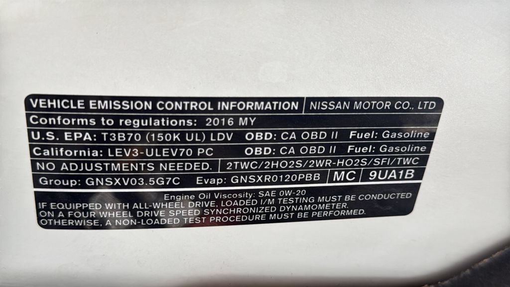 Used 2016 Nissan Murano SL AWD/4WD image 40