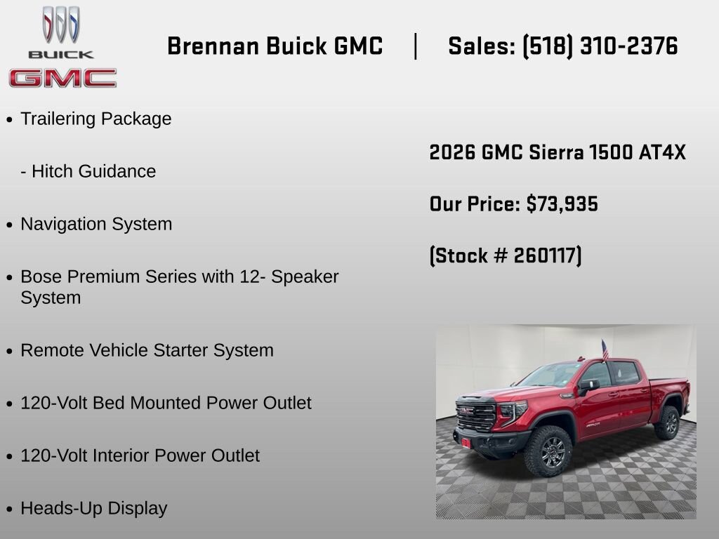 New 2026 GMC Sierra 1500 AT4X AWD/4WD image 6