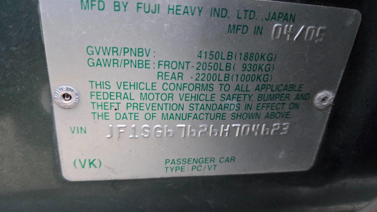 Used 2006 Subaru Forester 2.5X L.L. Bean AWD/4WD image 39