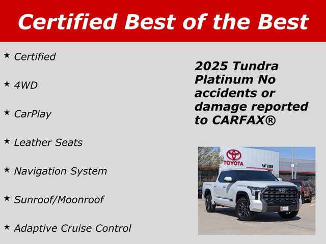 Certified 2025 Toyota Tundra Platinum image 41