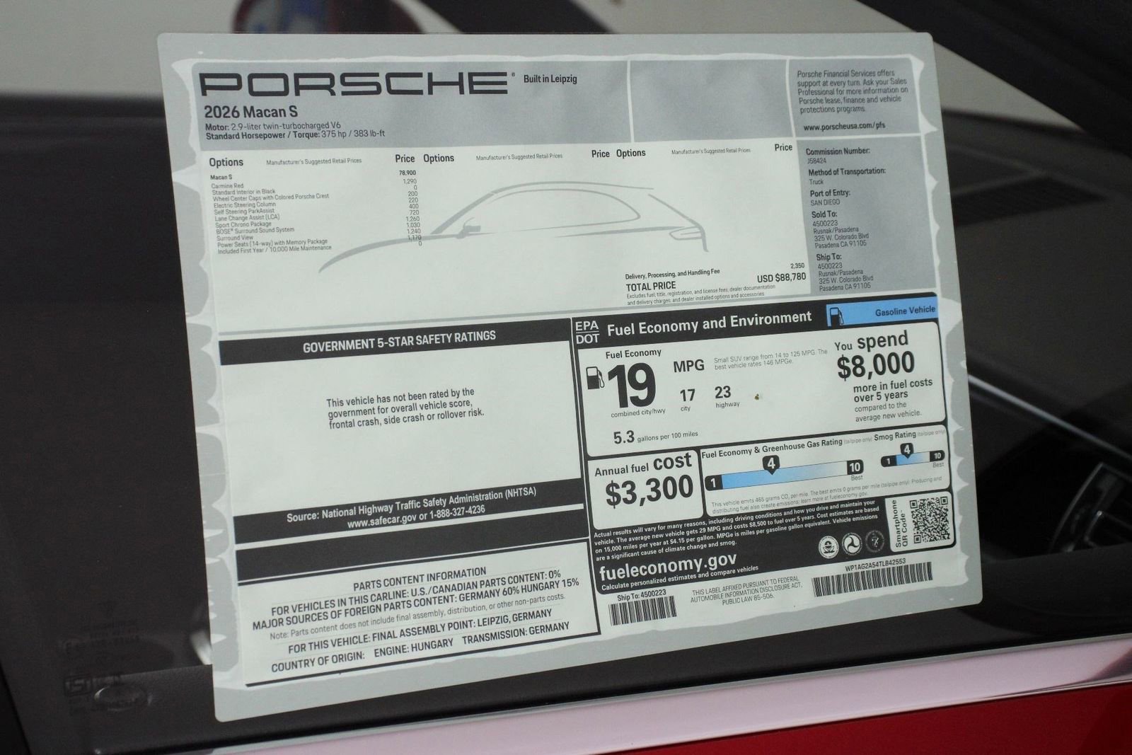 New 2026 Porsche Macan S AWD/4WD image 25