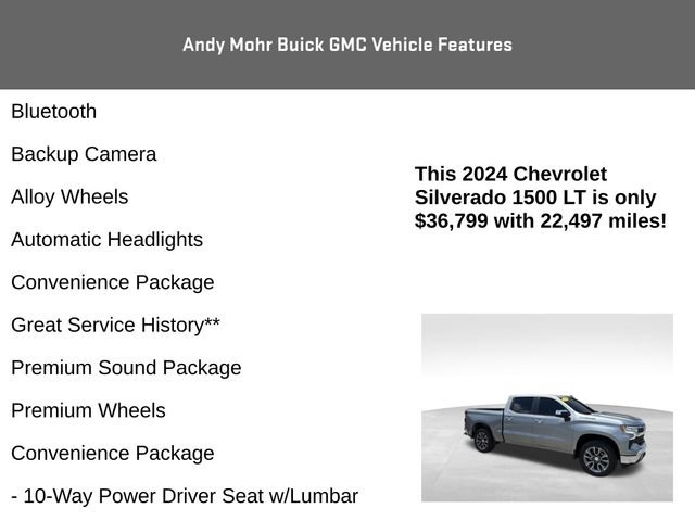 Used 2024 Chevrolet Silverado 1500 LT AWD/4WD image 4