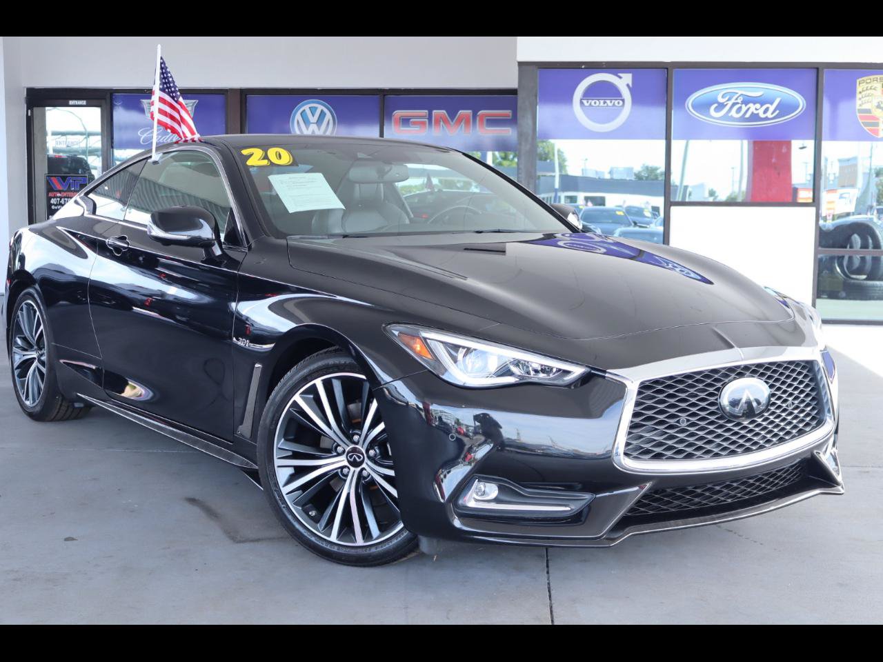 Used 2020 INFINITI Q60 3.0t Luxe w/ Essential Package RWD image 1