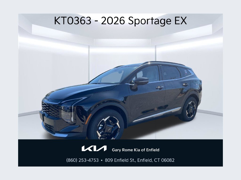 New 2026 Kia Sportage EX w/ EX Panorama Roof Package AWD/4WD 360° Tour