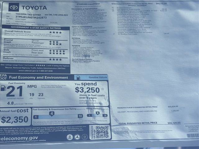 New 2026 Toyota Tacoma TRD Off-Road image 25
