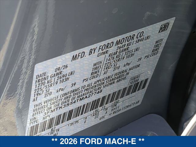 New 2026 Ford Mustang Mach-E Premium AWD/4WD image 20
