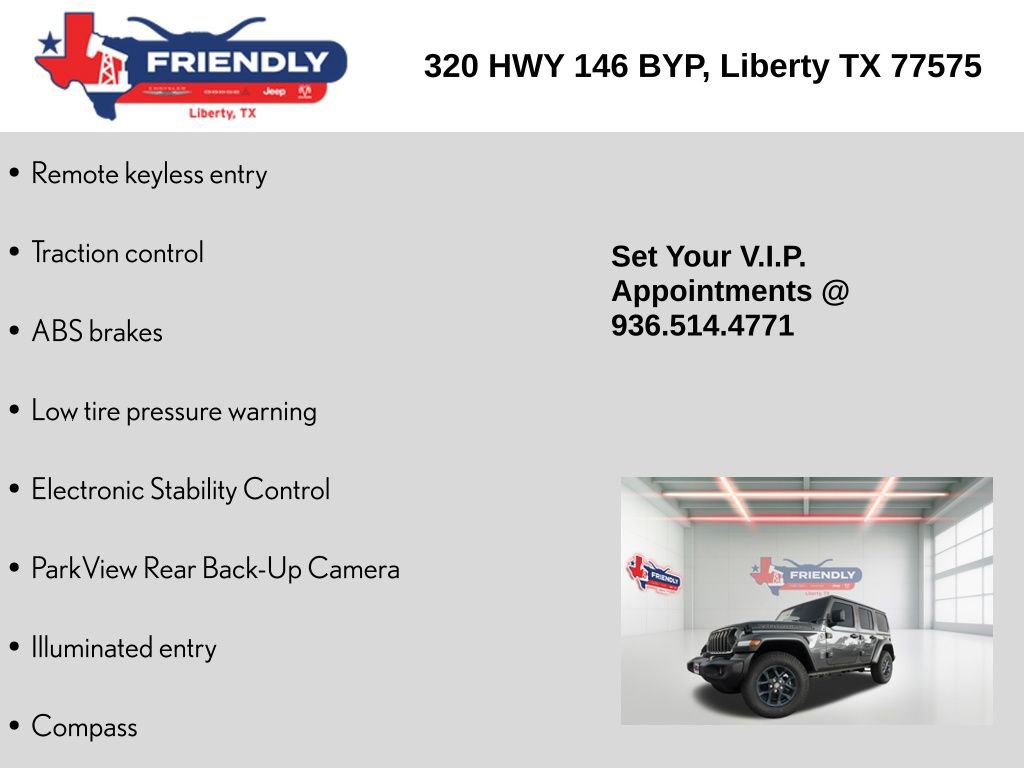 New 2026 Jeep Wrangler Unlimited Sport image 5