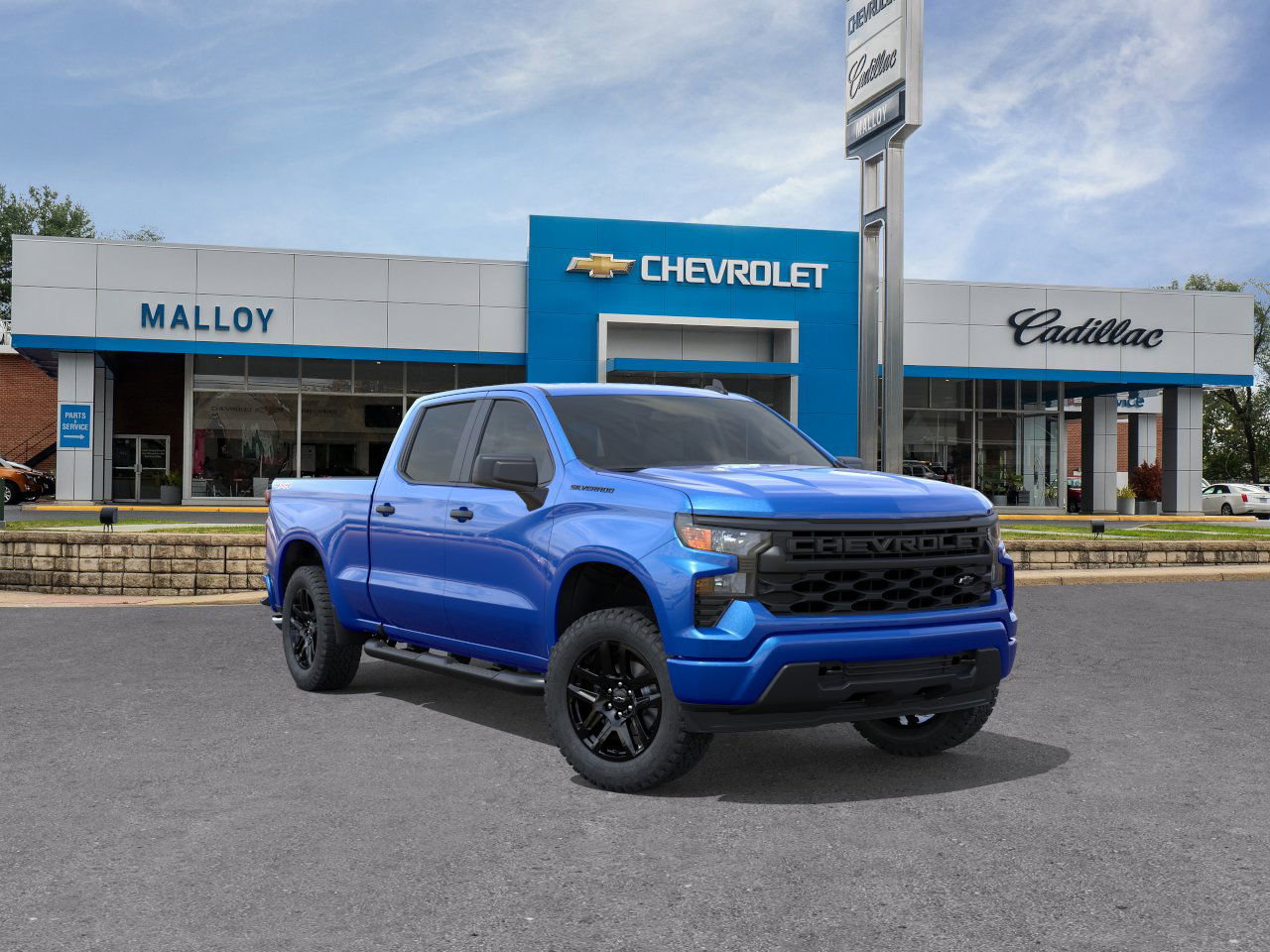 New 2026 Chevrolet Silverado 1500 Custom w/ Turbomax Blackout Package