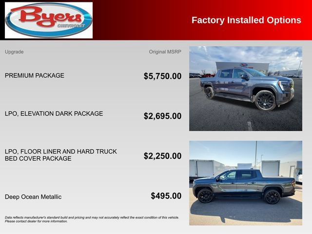 Used 2026 GMC Sierra EV Elevation w/ Premium Package AWD/4WD image 10
