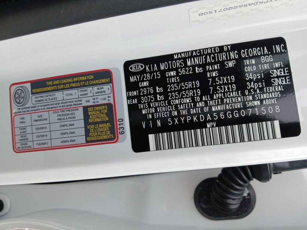 Used 2016 Kia Sorento SX image 20