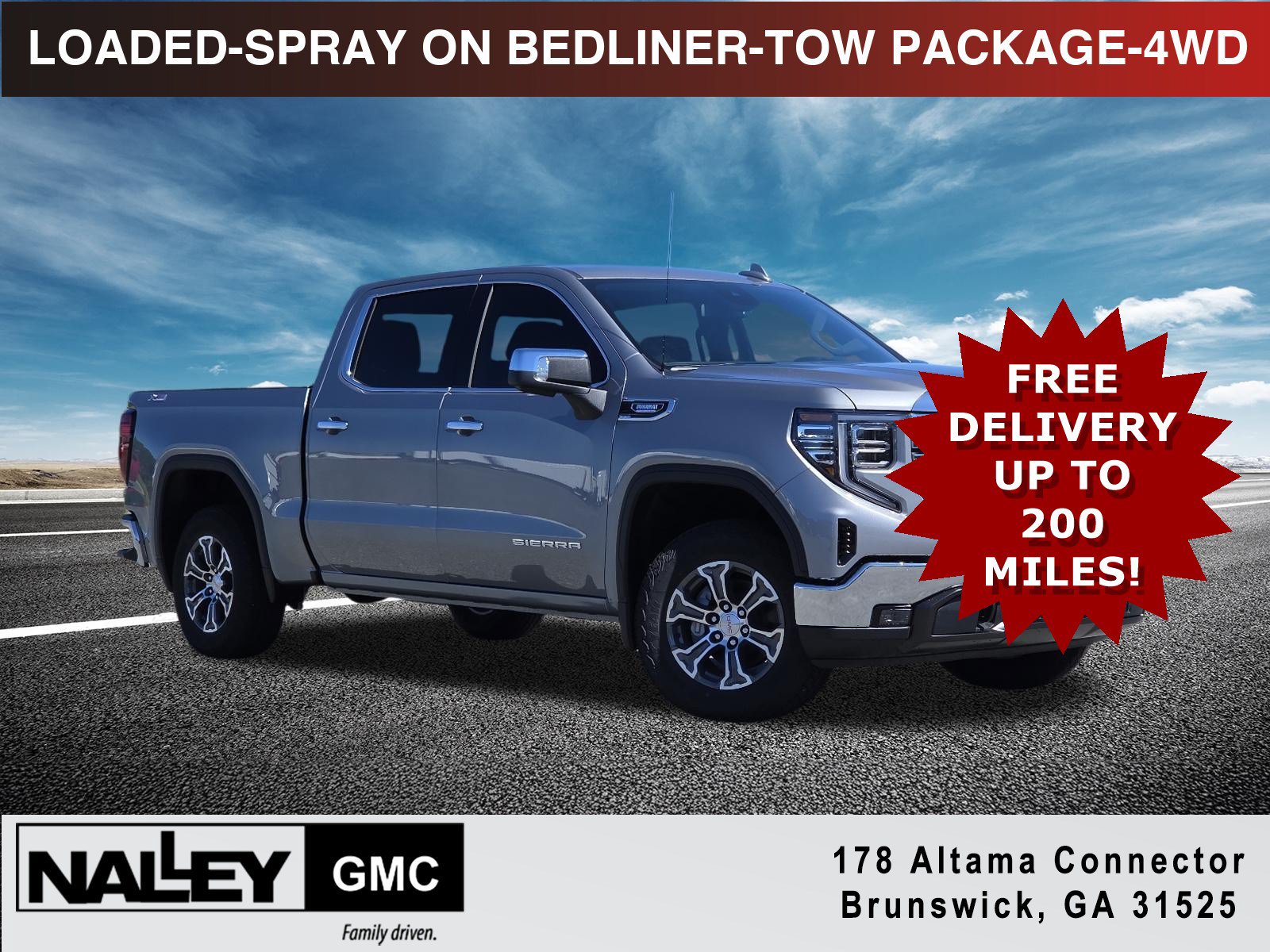 New 2026 GMC Sierra 1500 SLT w/ SLT Convenience Package