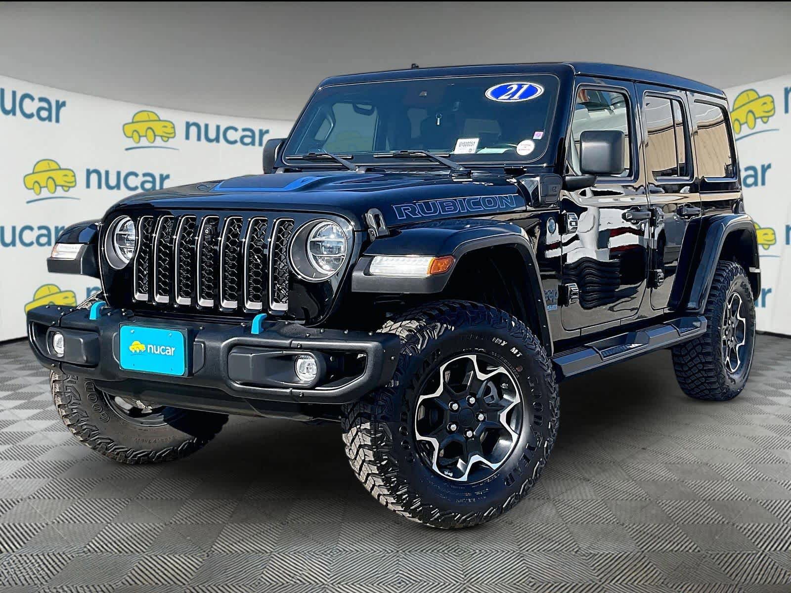 Used 2021 Jeep Wrangler Unlimited Rubicon 4xe w/ Steel Bumper Group AWD/4WD image 3