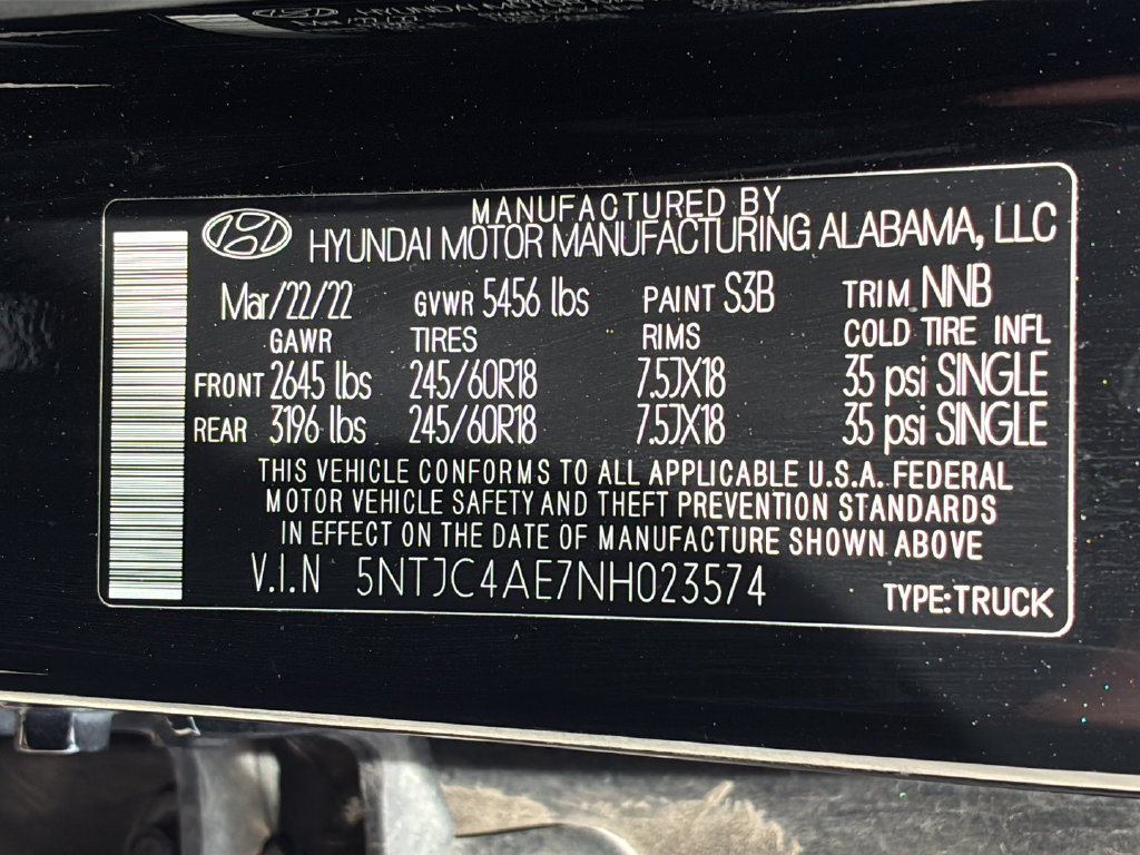 Used 2022 Hyundai Santa Cruz SEL w/ Activity Package FWD image 27