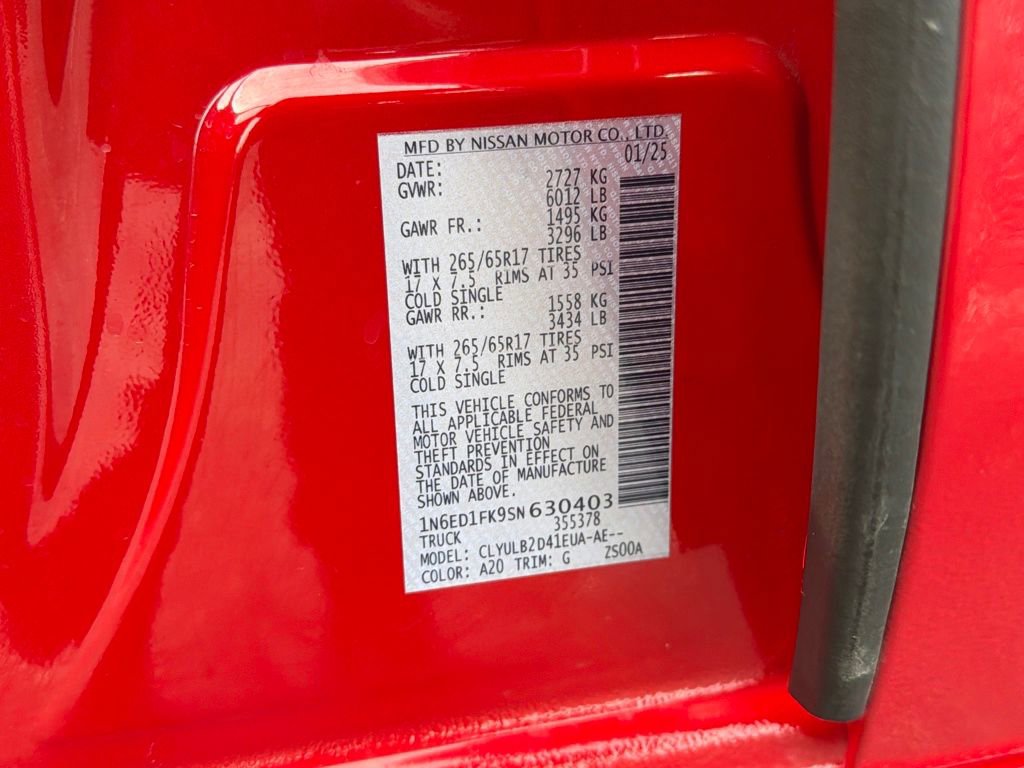 Used 2025 Nissan Frontier SV image 28