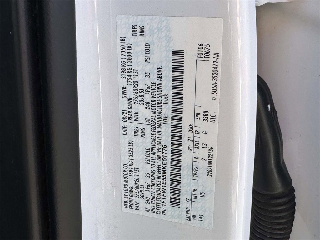 Used 2021 Ford F150 XLT w/ Equipment Group 302A High image 27