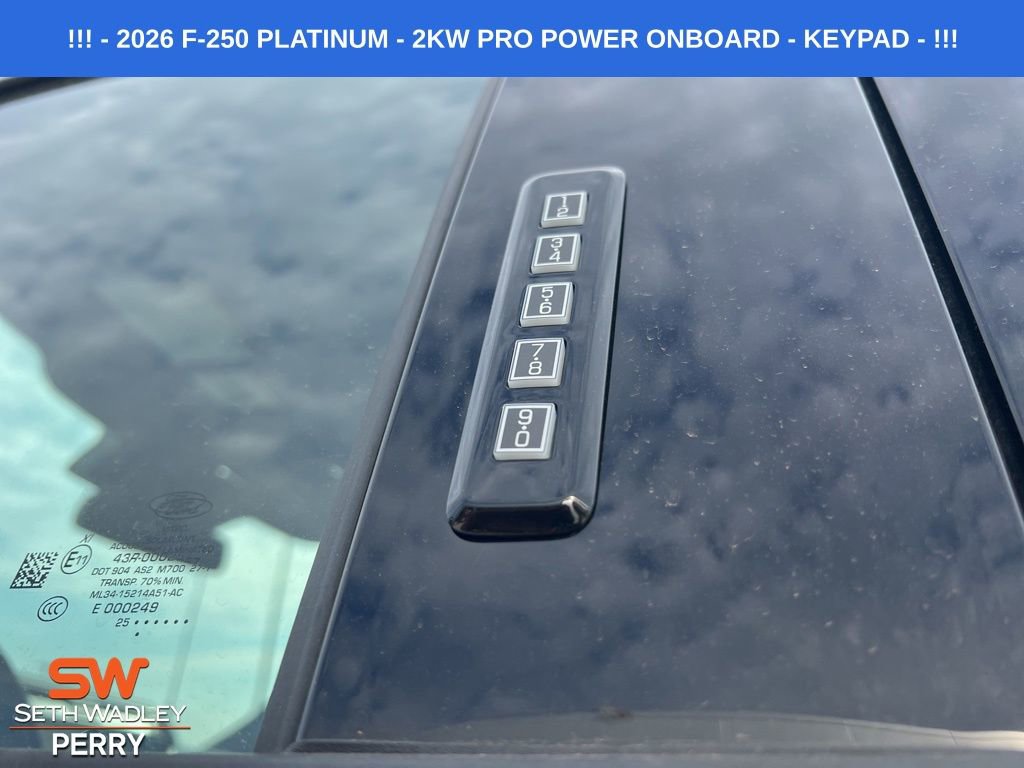 New 2026 Ford F250 Platinum image 13