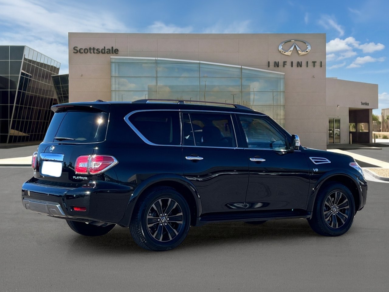 Used 2019 Nissan Armada Platinum w/ Captain's Chairs Package AWD/4WD image 5