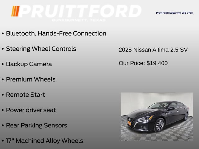 Used 2025 Nissan Altima 2.5 SV FWD image 7