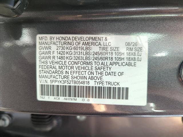 New 2026 Honda Ridgeline RTL image 17