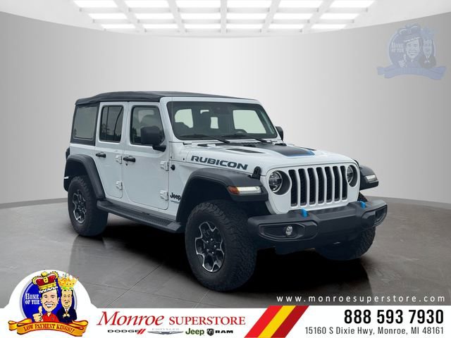 Used 2022 Jeep Wrangler Unlimited Rubicon 4xe w/ Safety Group image 1