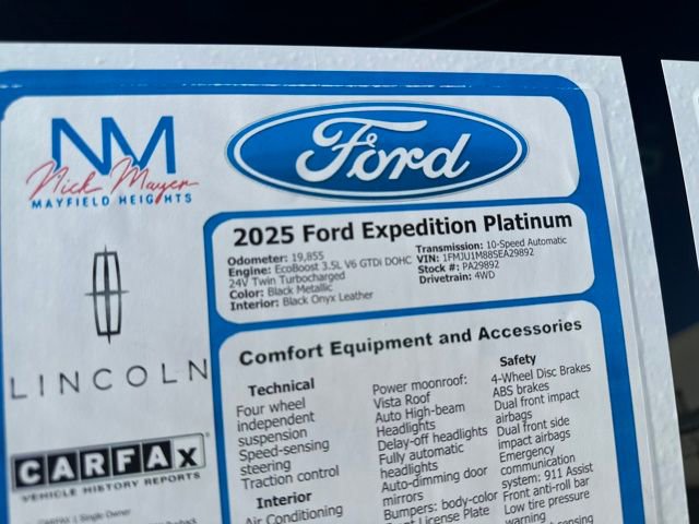 Certified 2025 Ford Expedition Platinum image 41