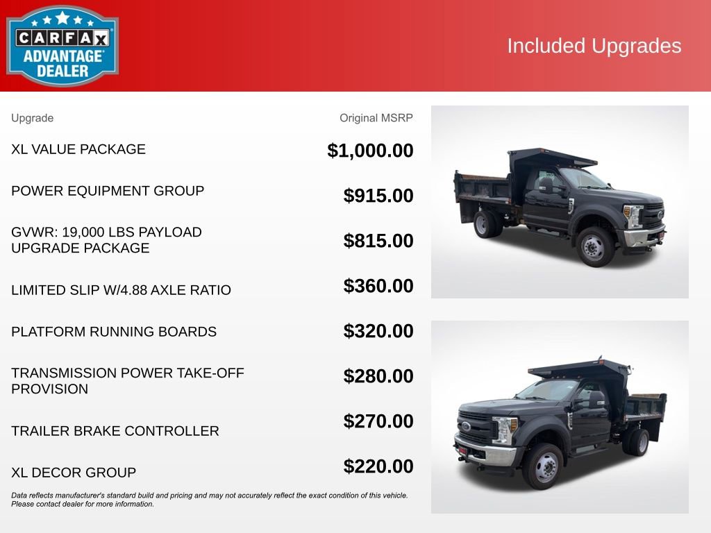 Used 2019 Ford F550 4x4 Regular Cab Super Duty w/ XL Value Package image 13