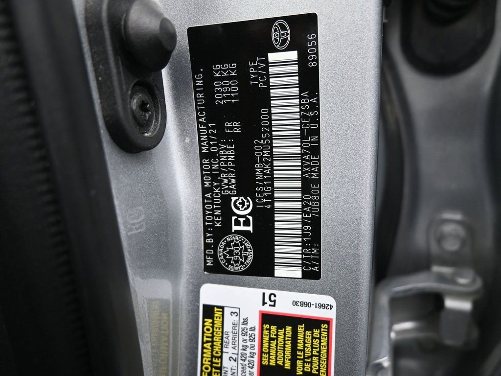 Used 2021 Toyota Camry SE image 8