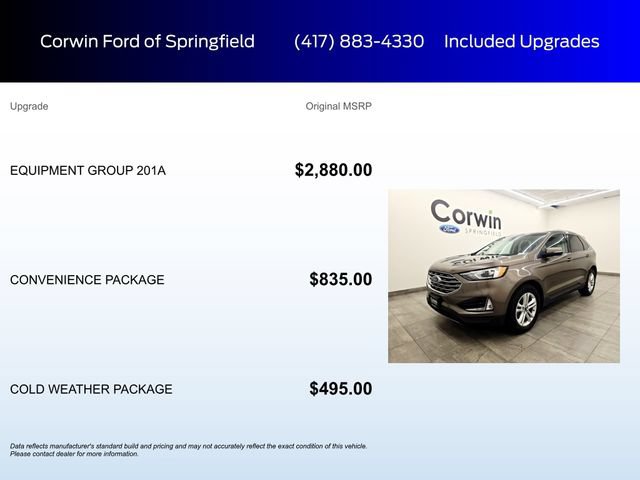Used 2019 Ford Edge SEL w/ Equipment Group 201A AWD/4WD image 6