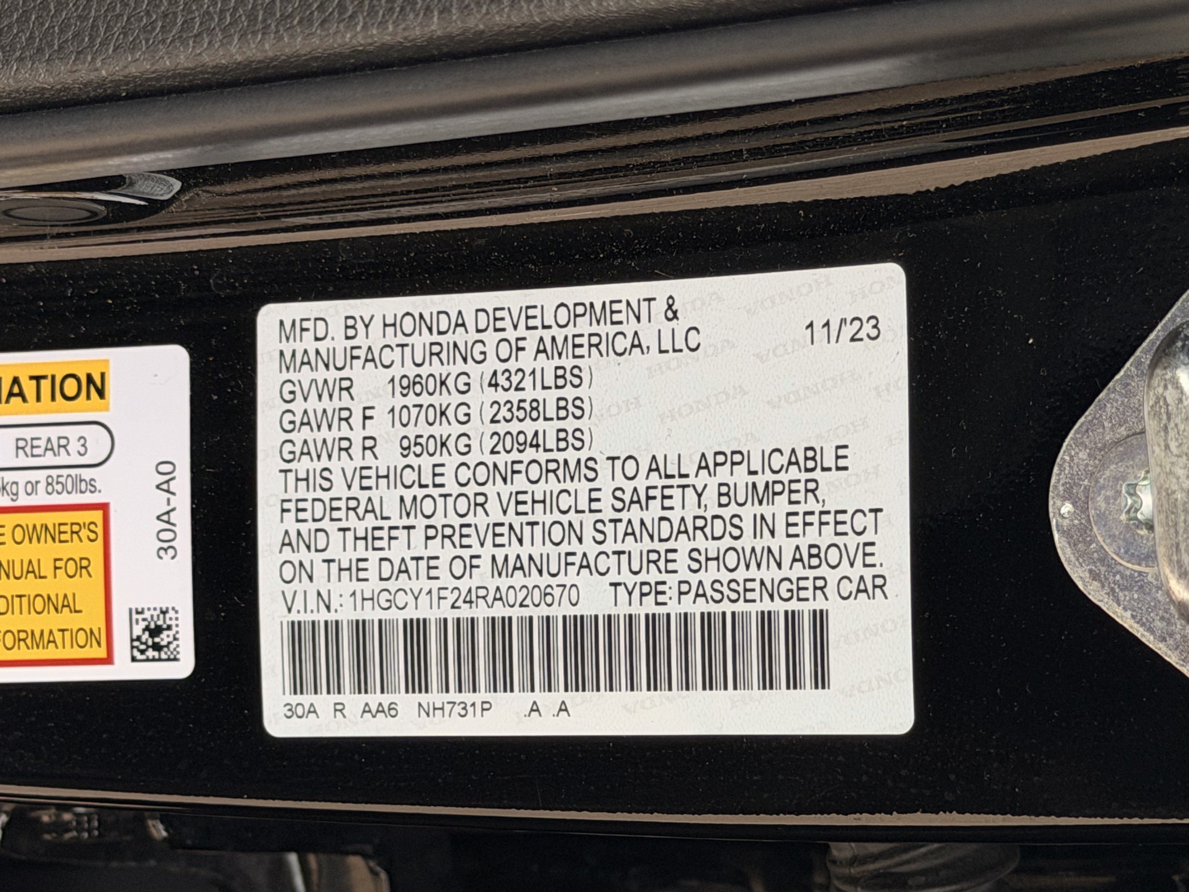 Used 2024 Honda Accord LX image 28