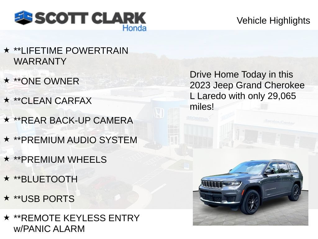 Used 2023 Jeep Grand Cherokee L Laredo w/ MOPAR Finishing Package AWD/4WD image 11