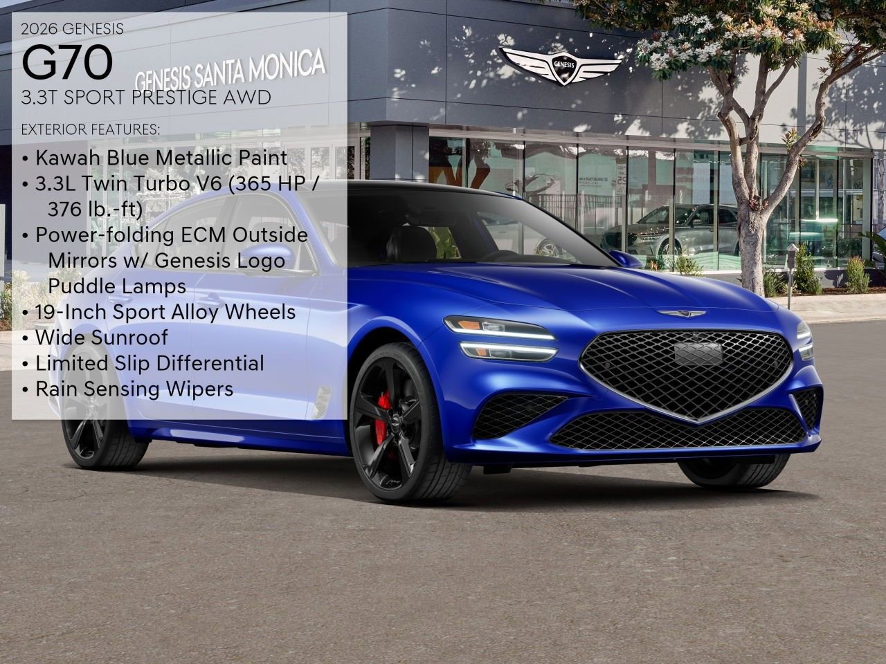 New 2026 Genesis G70 3.3T Sport Prestige image 3