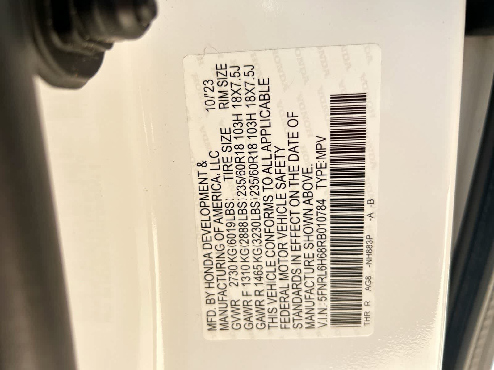 Used 2024 Honda Odyssey EX-L image 2