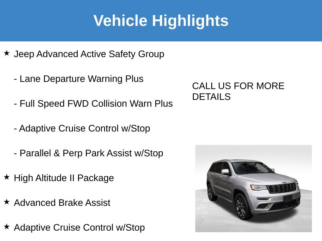 Used 2019 Jeep Grand Cherokee High Altitude AWD/4WD image 36