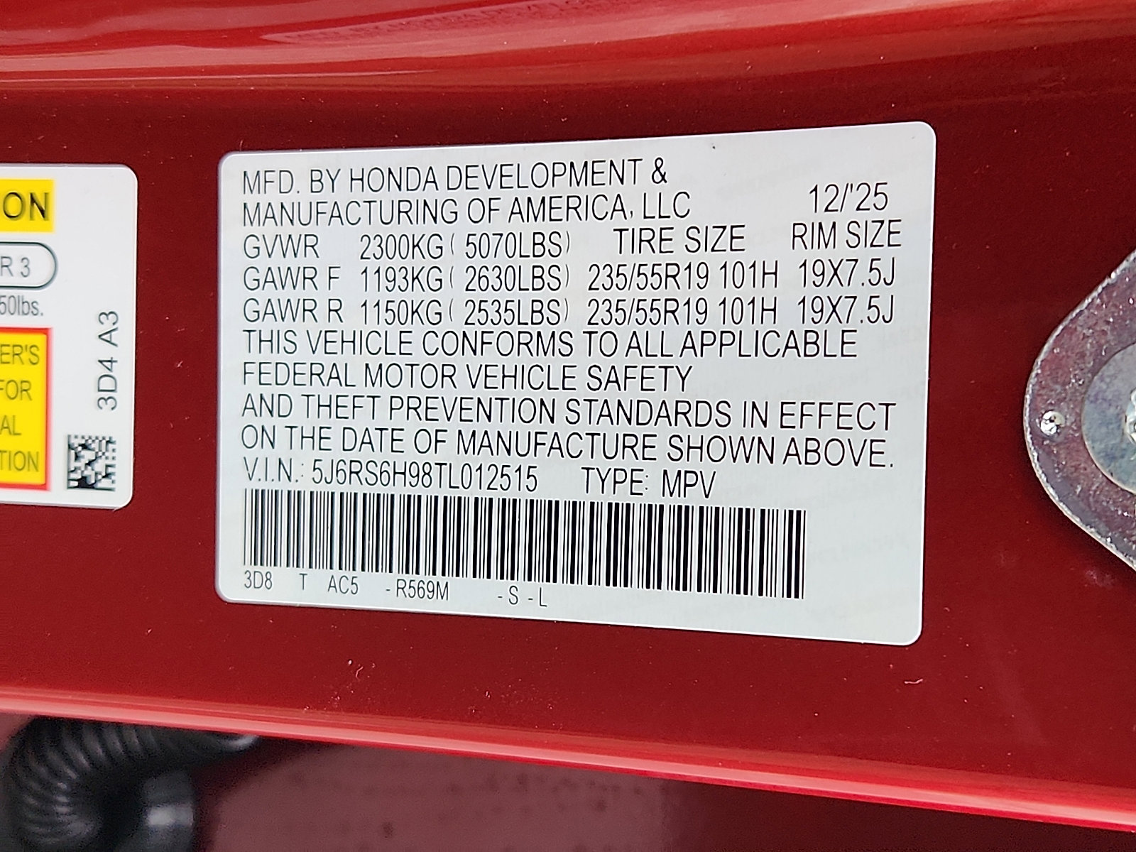 New 2026 Honda CR-V Sport Touring image 18