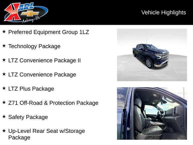 Certified 2023 Chevrolet Silverado 1500 LTZ AWD/4WD image 2