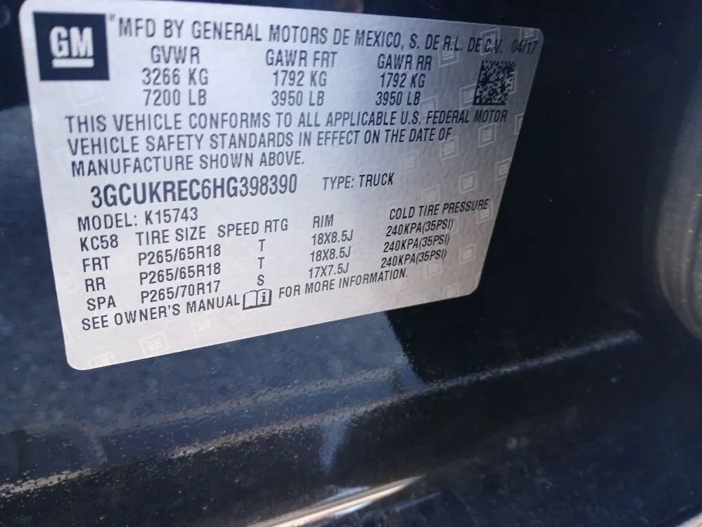 Used 2017 Chevrolet Silverado 1500 LT w/ All Star Edition image 9