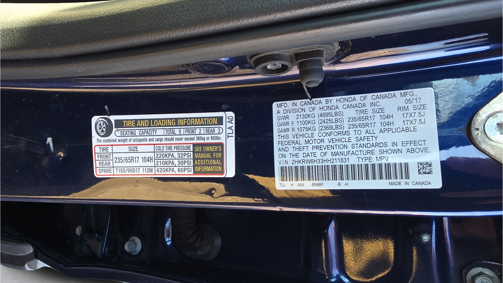 Used 2017 Honda CR-V LX image 24