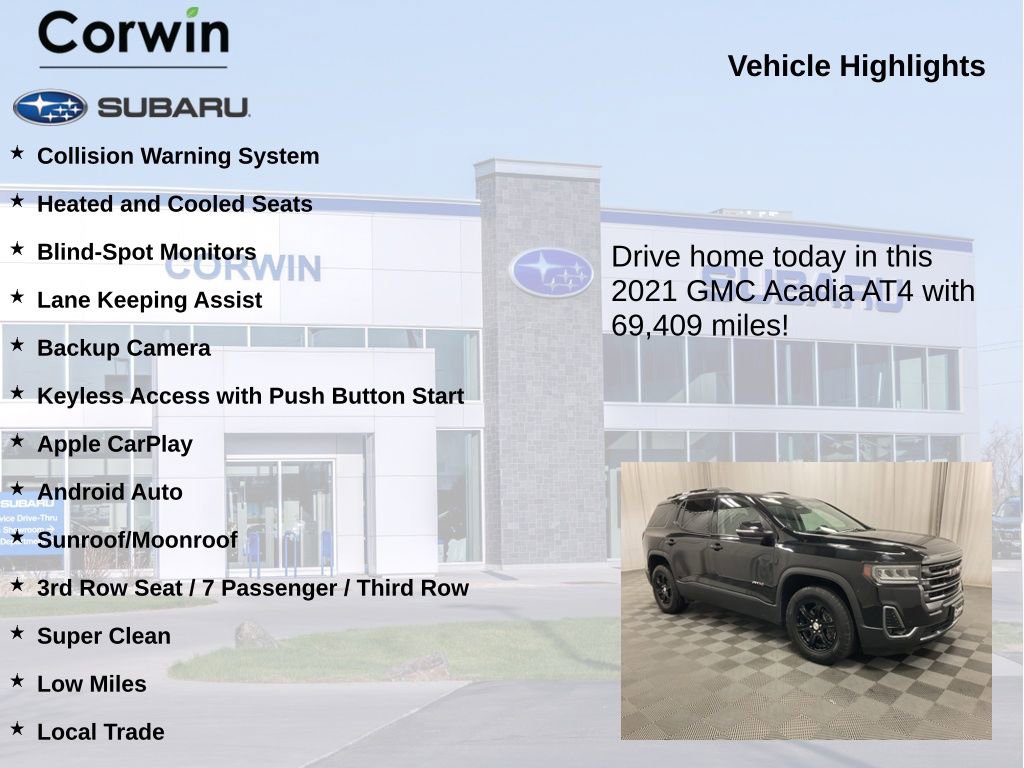 Used 2021 GMC Acadia AT4 w/ Technology Package image 6