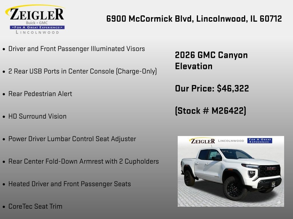 New 2026 GMC Canyon Elevation w/ Convenience Package AWD/4WD image 36