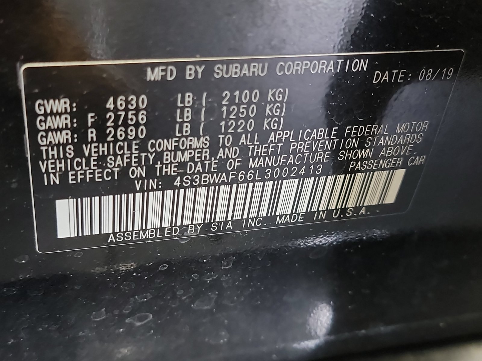 Used 2020 Subaru Legacy Sport AWD/4WD image 32