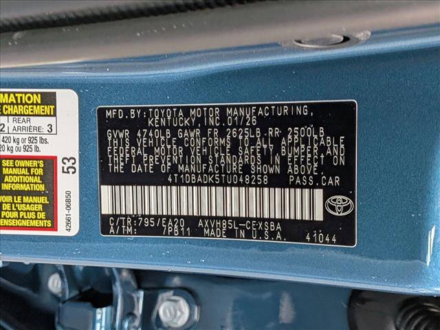 New 2026 Toyota Camry SE image 18